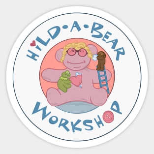 Hilda Bear Workshop Sticker